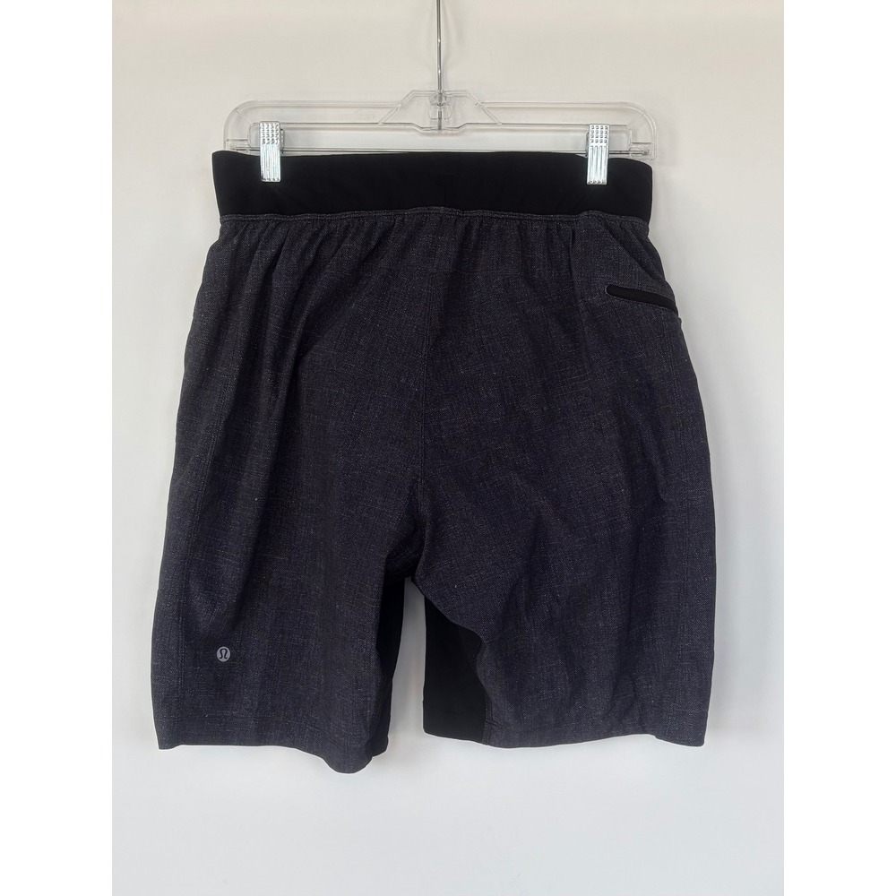 Lululemon Pace Breaker Lined Shorts Mens Medium Gray Heathered 7 Inch Inseam - Picture 2 of 6